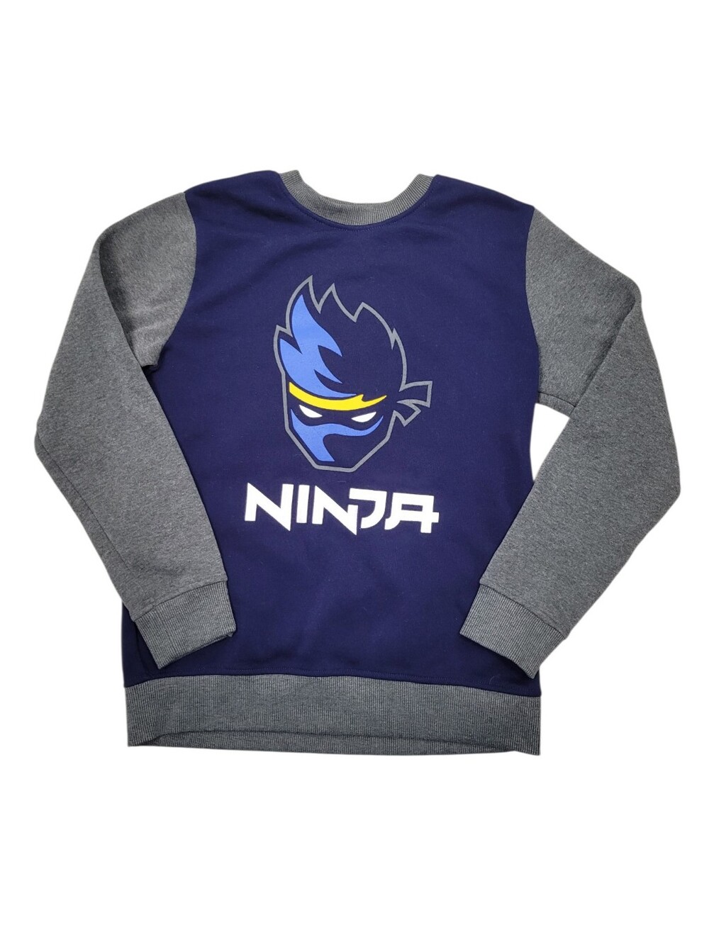 2/$20 Ninja Navy Blue Graphic Sweatshirt Top Streetwear Size: XL Youth